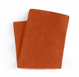 Plus Size Thigh High Socks - Rusty Pumpkin
