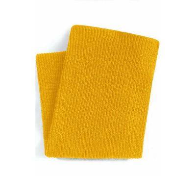 Plus Size Thigh High Socks - Mustard Yellow
