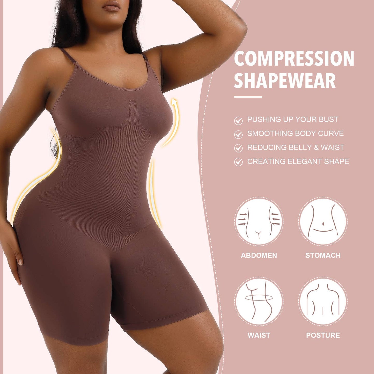 Control Shapewear Seamless  Bodysuit: XXL / Blakc