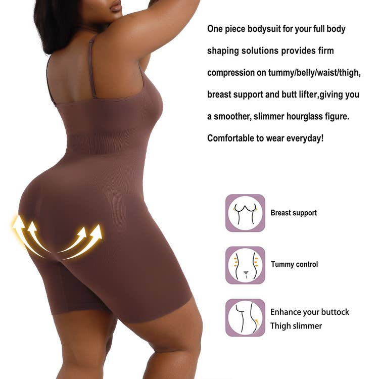 Control Shapewear Seamless  Bodysuit: XXL / Blakc